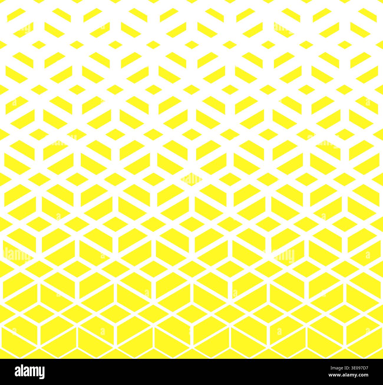 Abstract geometric pattern. Vector background. White and yellow halftone. Graphic modern pattern. Simple lattice graphic design Stock Vector