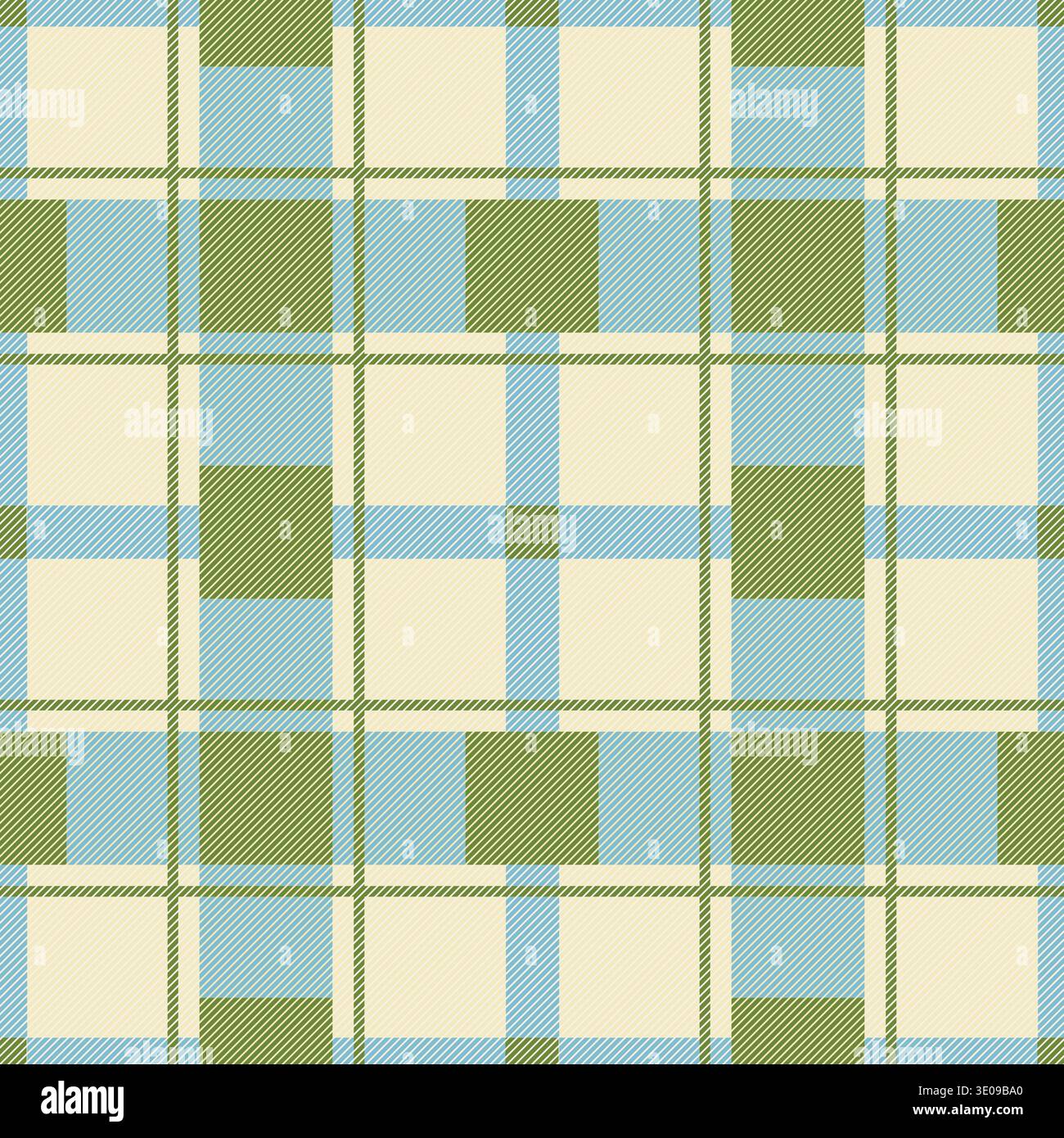 Summer Tartan Plaid Seamless Pattern. Fabric texture for textile print. Vector design Stock Vector