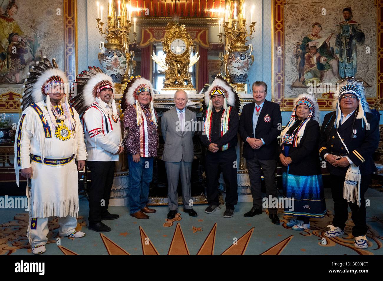 (left to right) Grand Chief Joey Pete Grand Chief of the Confederacy of ...