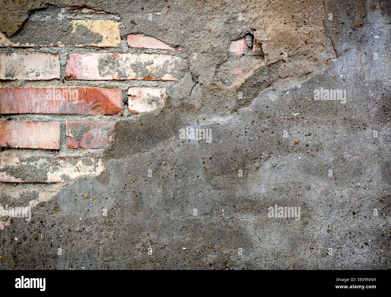 Rustic Grunge Concrete Wall Texture Pattern as Urban Background Stock Photo