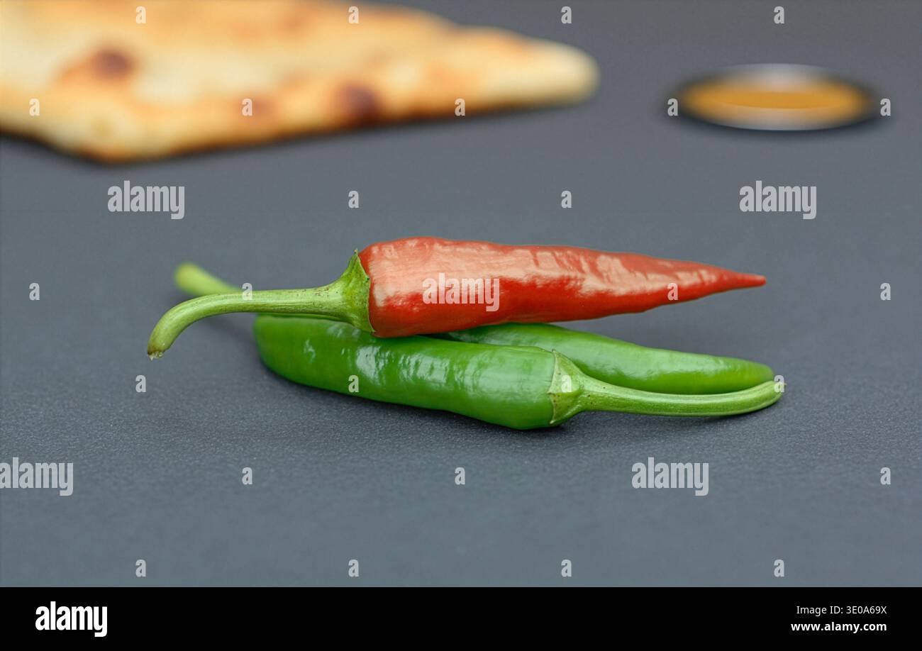 Hot chilli peppers Stock Photo