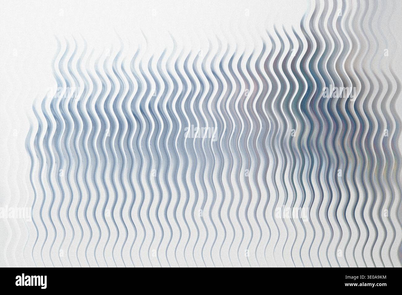 Abstract Distorted Ripples An abstract image featuring a strong vertical wavy pattern, resembling ...