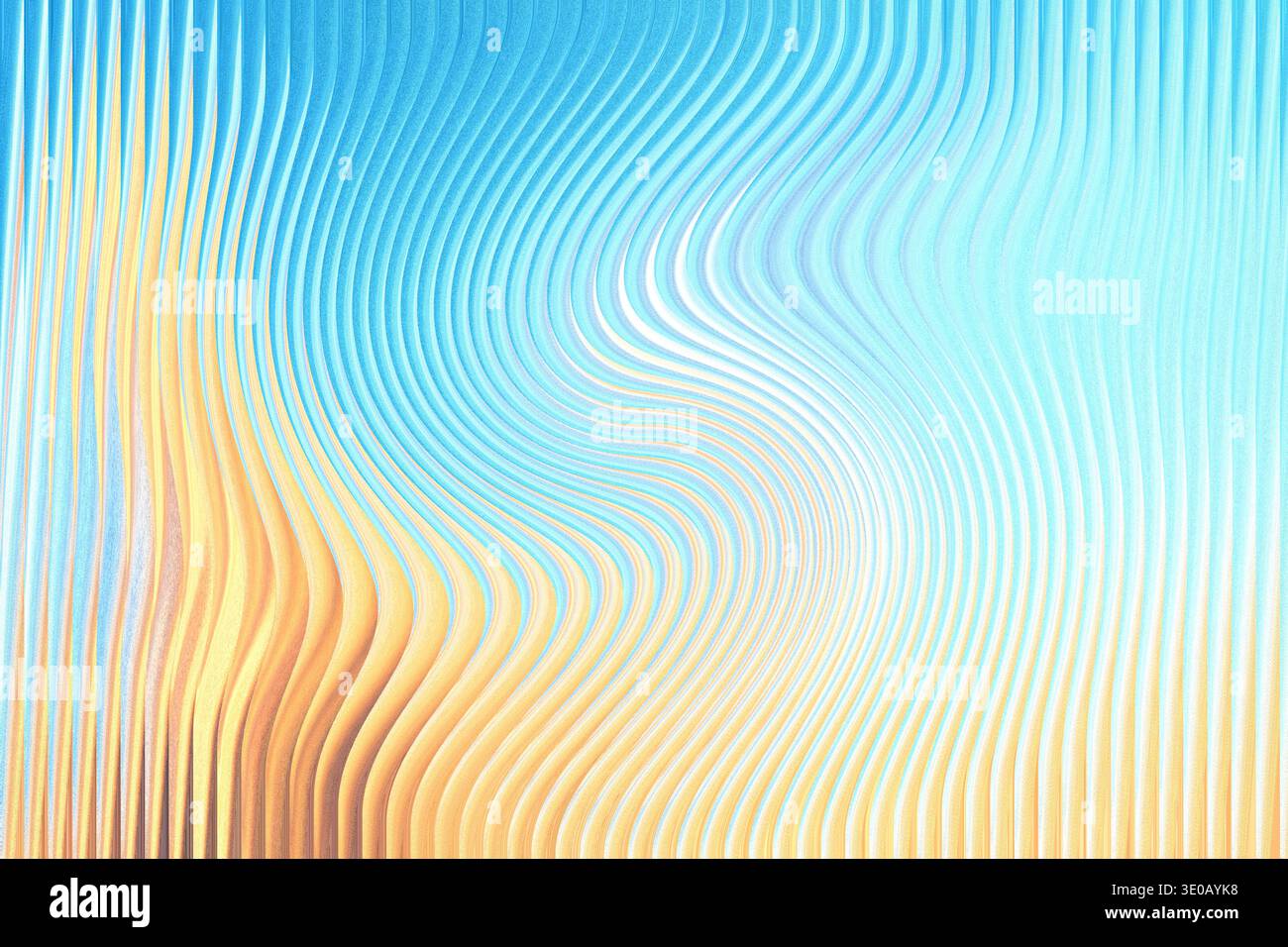A blurry image showing a gradient of blue sky blending into a sandy or ...