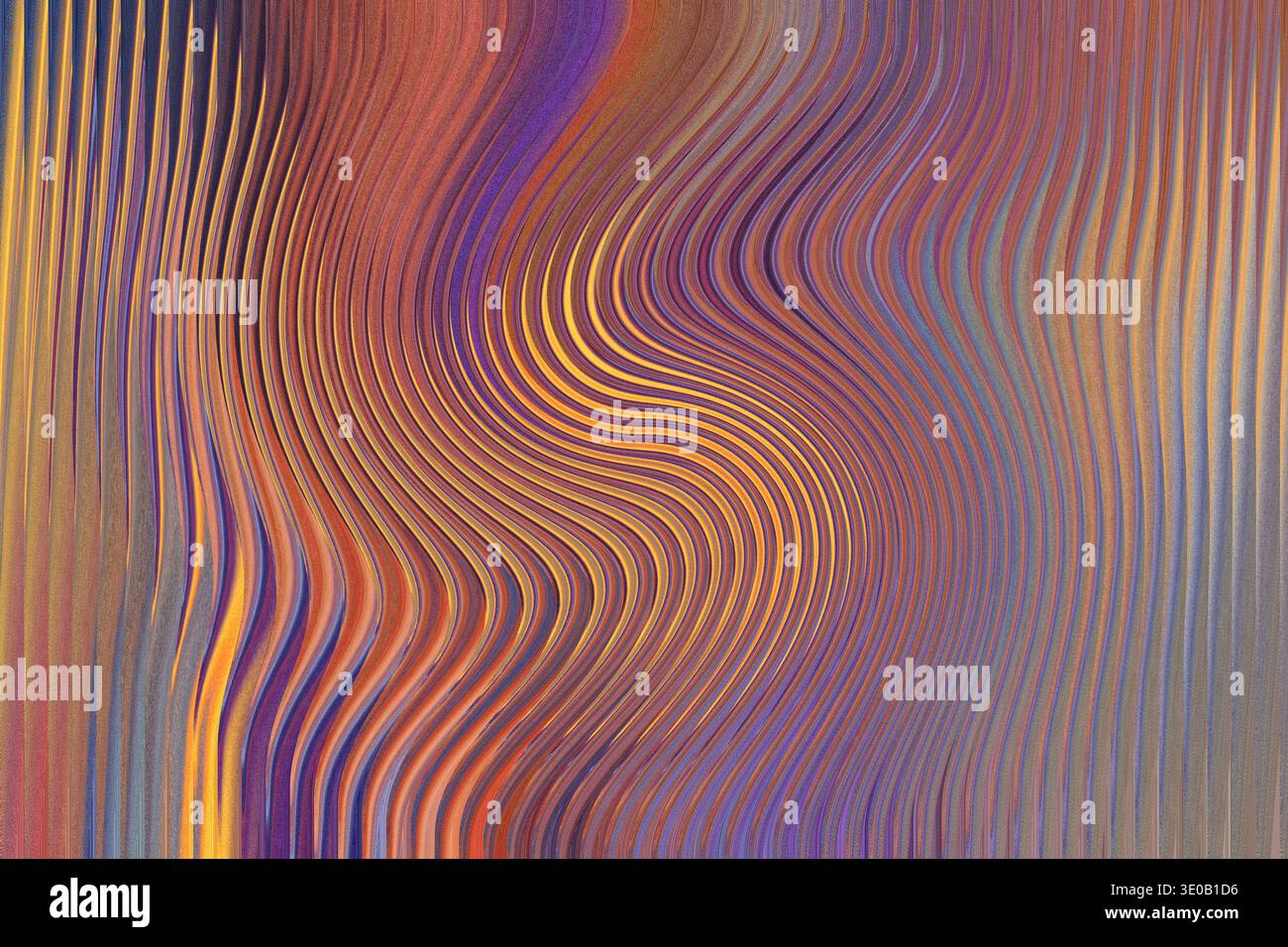 A vibrant blend of colors showcasing abstract waves and flowing lines in a dynamic composition style art Stock Photo