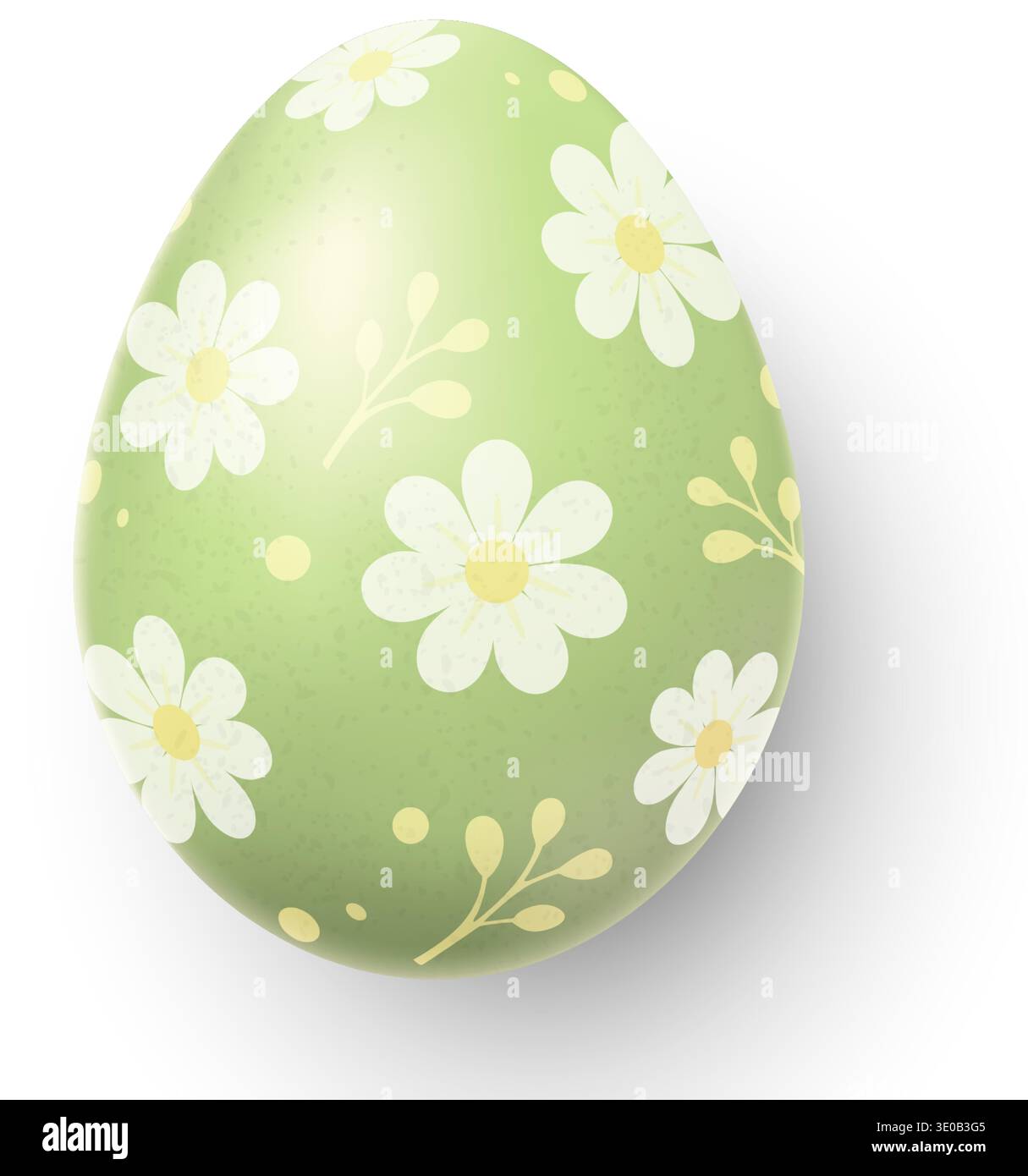 Easter egg realistic Stock Vector