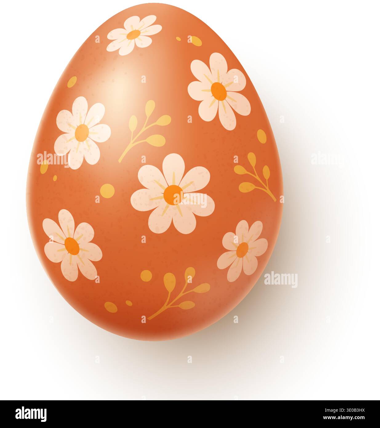 Easter egg realistic Stock Vector