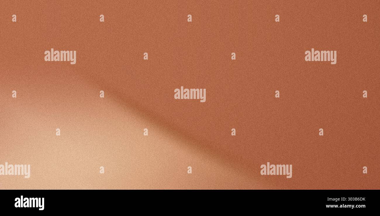 A grainy brown texture with a subtle gradient creates an abstract background Stock Photo