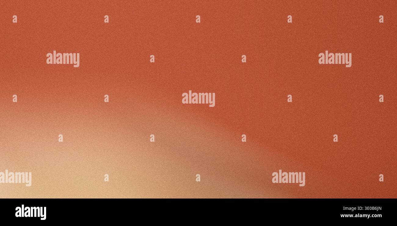 A grainy orange texture with a subtle gradient creates an abstract background Stock Photo