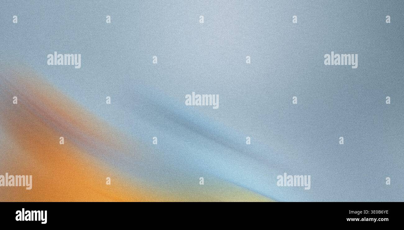 A grainy blue abstract background with a subtle gradient creates a cool and textured surface Stock Photo