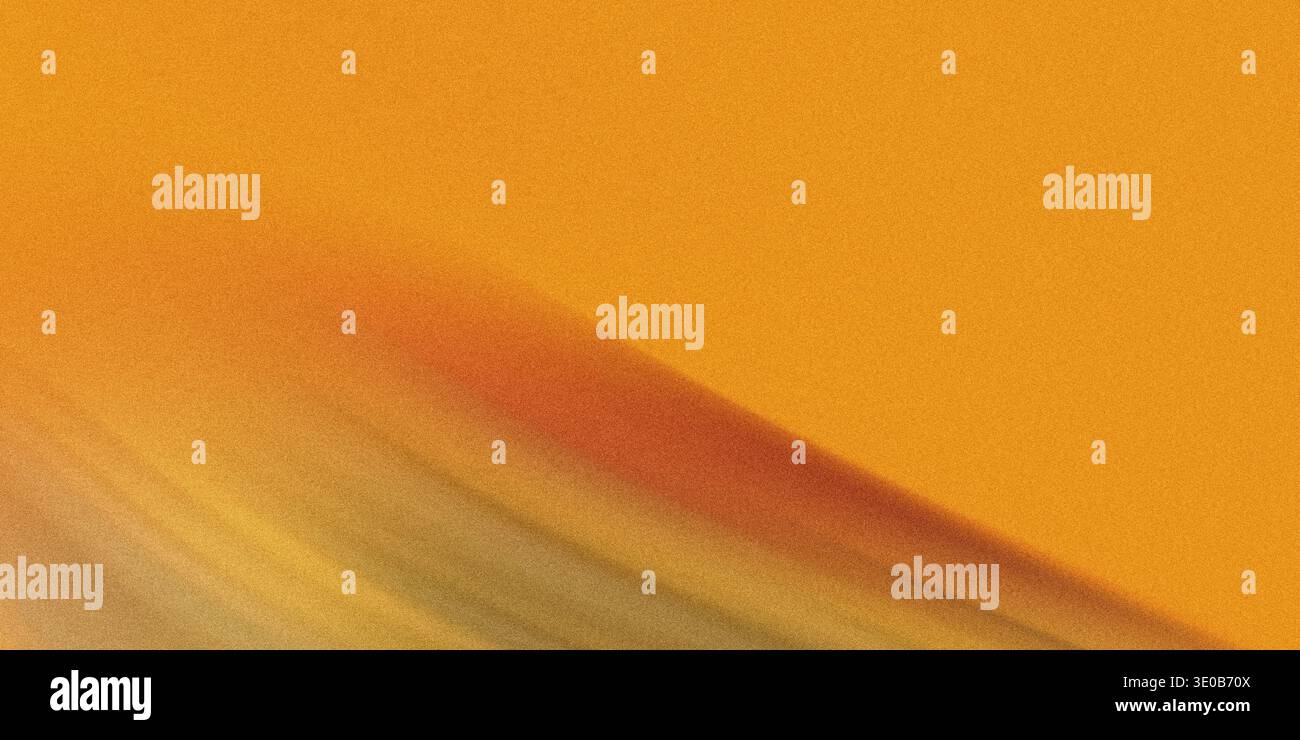 A grainy orange abstract background with a subtle gradient creates a warm and textured surface Stock Photo