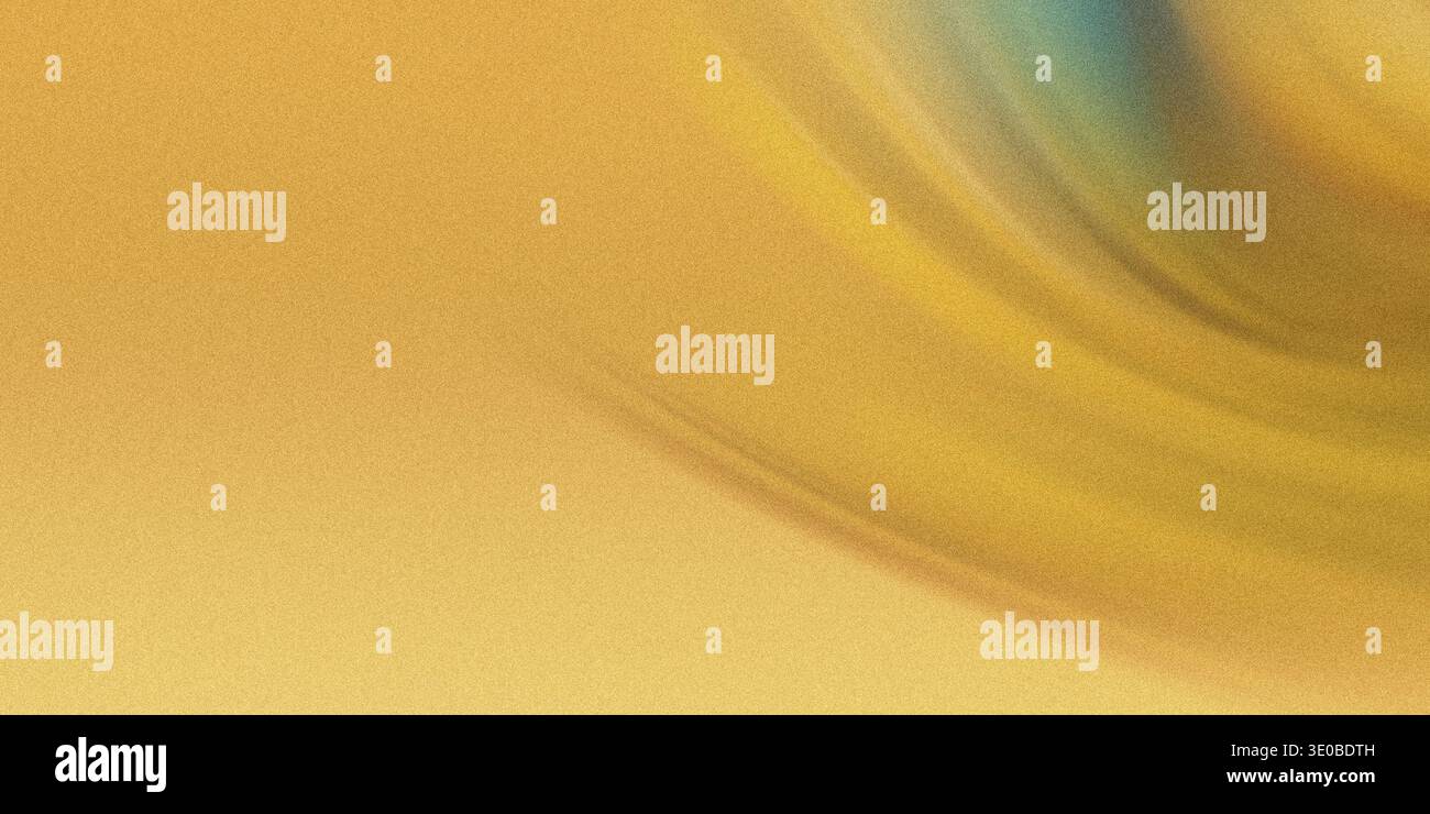 A golden gradient texture creates an abstract background with flowing lines and subtle light reflections Stock Photo
