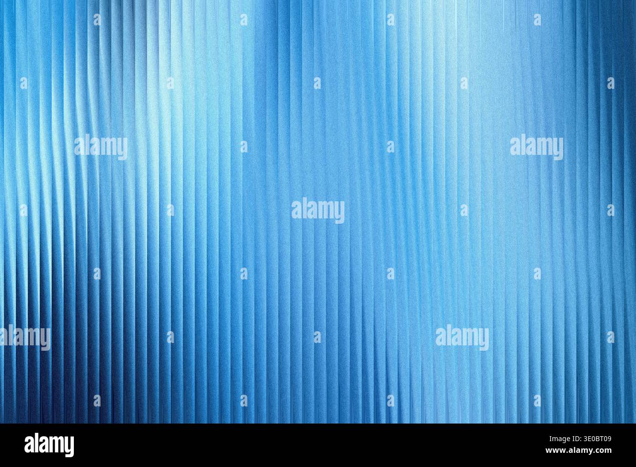 A textured blue background with vertical ribbed patterns and a soft, luminous gradient Stock Photo