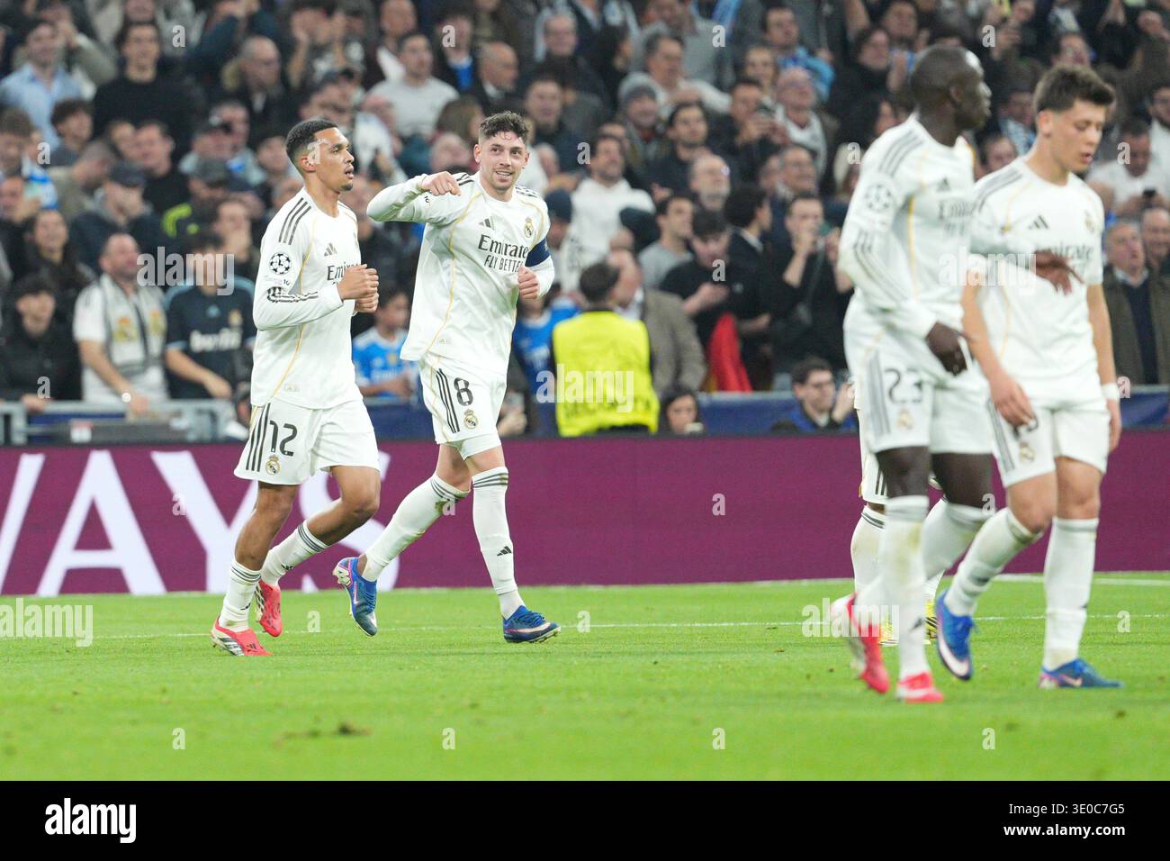 MADRID SPAIN MARCH 11 Federico Valverde Of Real Madrid Scores His 