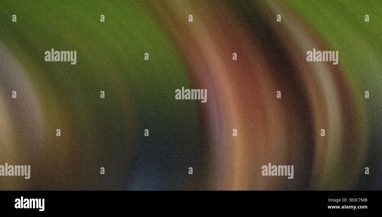 An image featuring a blurred abstract background with dominant green and brown tones creating a smooth, flowing effect. The colors blend seamlessly. Stock Photo