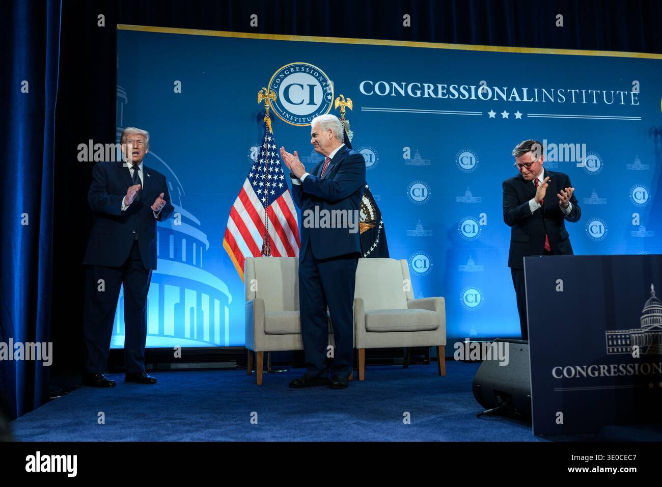 President Donald J. Trump delivers remarks at the Republican Members ...