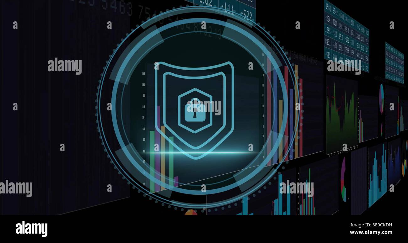 Projecting circular hud shield hi-res stock photography and images - Alamy