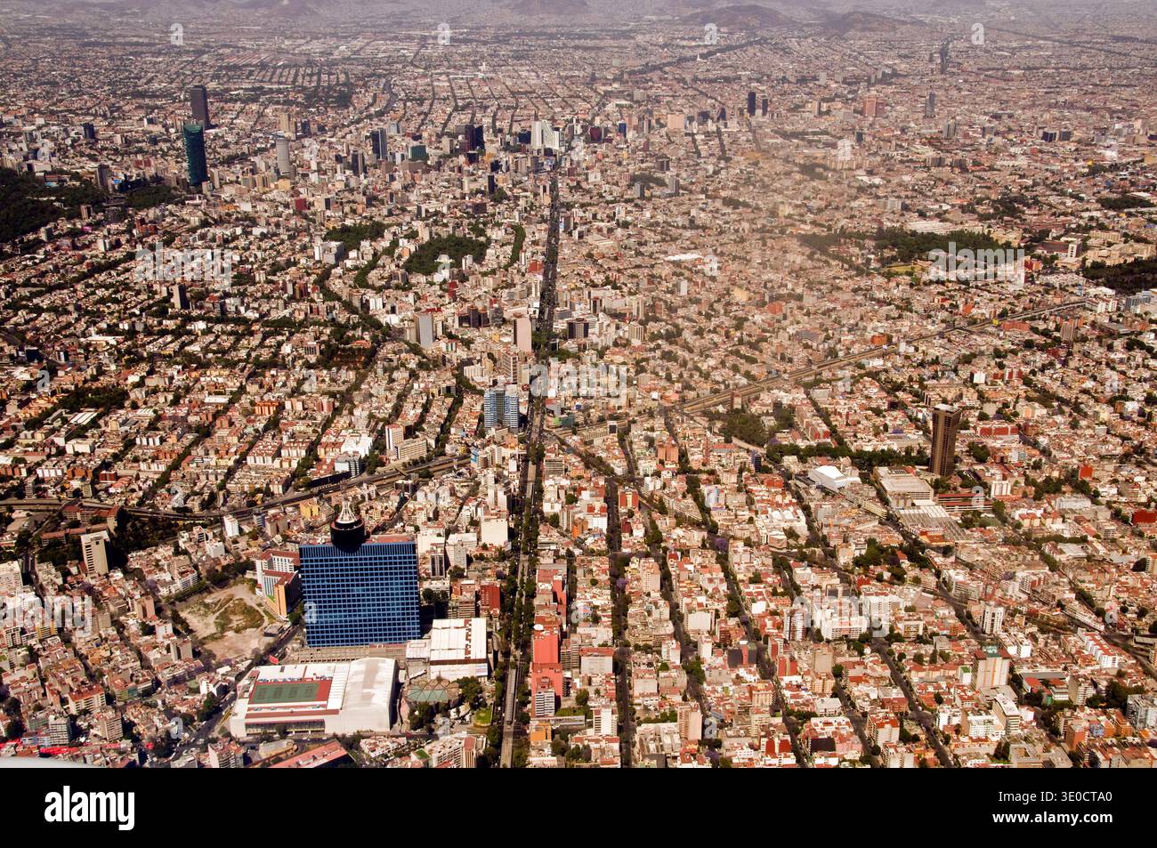 Mexico city aerial density hi-res stock photography and images - Alamy
