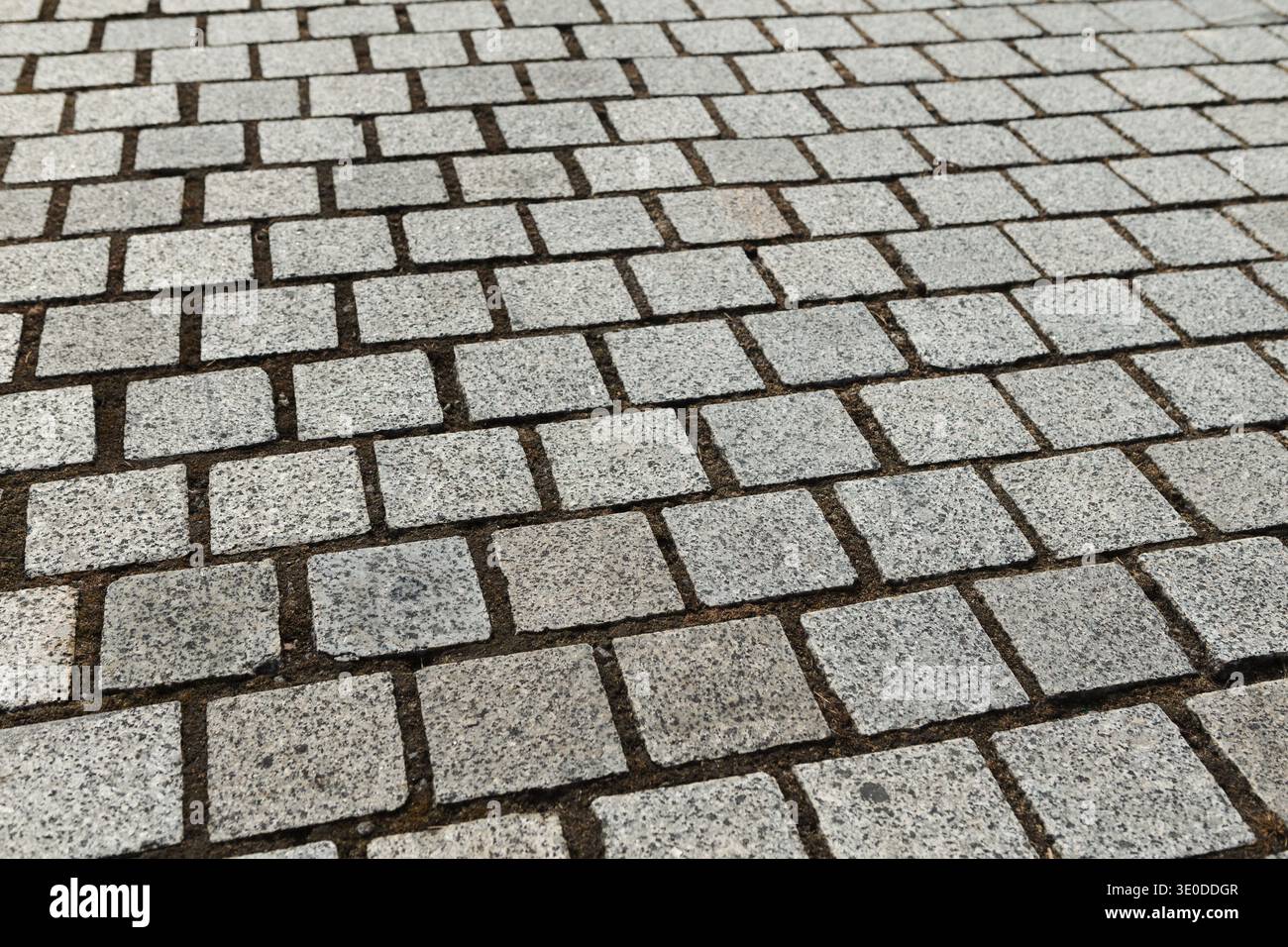 Gray cobbles textured background Stock Photo