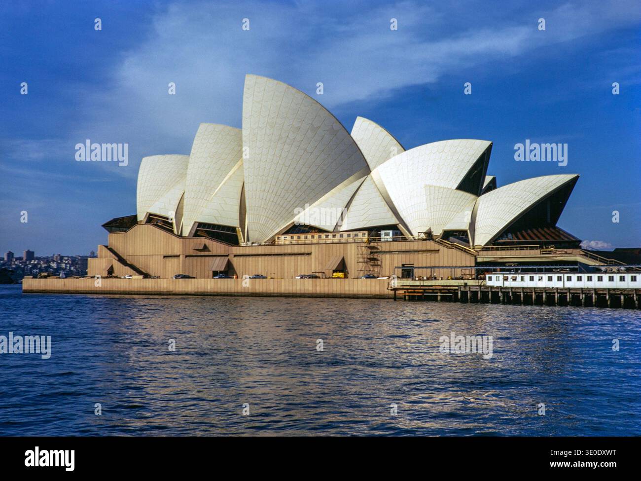 Sydney Opera House from the harbour, iconic precast concrete shells ...