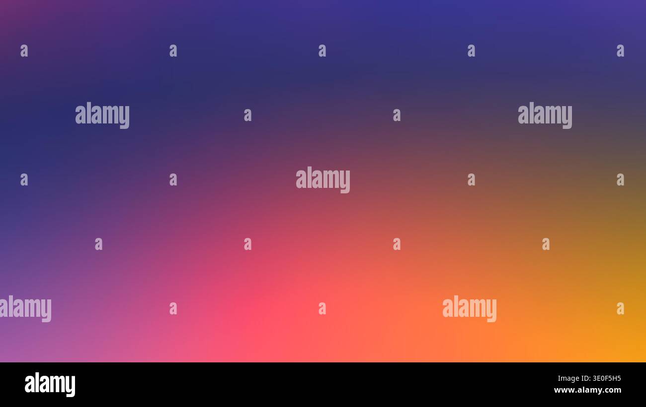 Artistic abstract background built on sunset gradation palette. Fluid ...