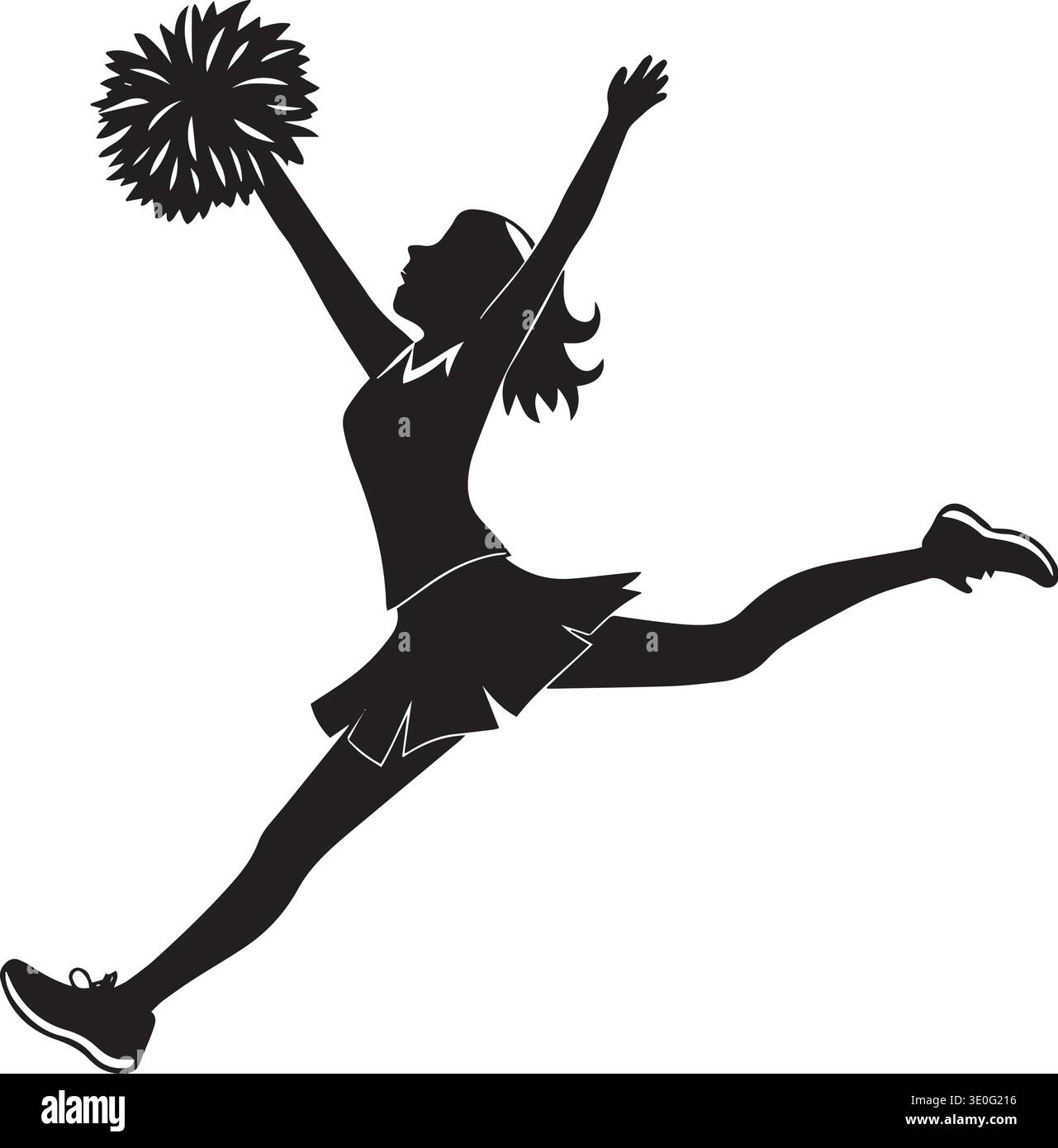 Cheer Kick Cheerleader high kick hi-res stock photography and images - Alamy