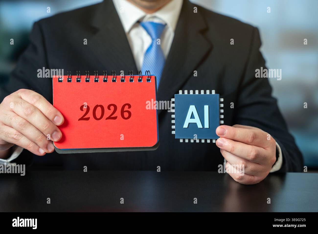 Concept of artificial intelligence in 2026. Future digital technologies ...