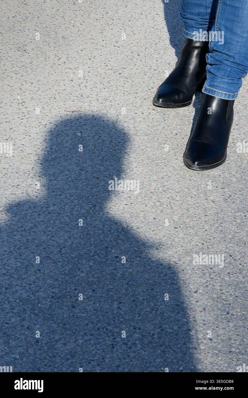 NEIN Belästigung der Frau. Symbolbild . Felden Bayern Deutschland ...