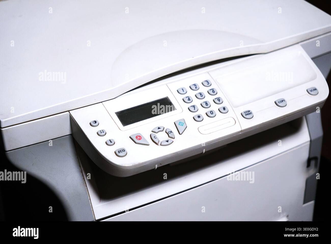 Multifunction printer for printing scanning and copying Stock Photo