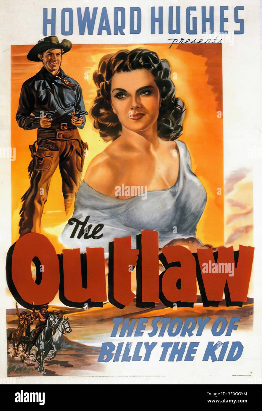 The outlaw 1943 poster hi-res stock photography and images - Alamy