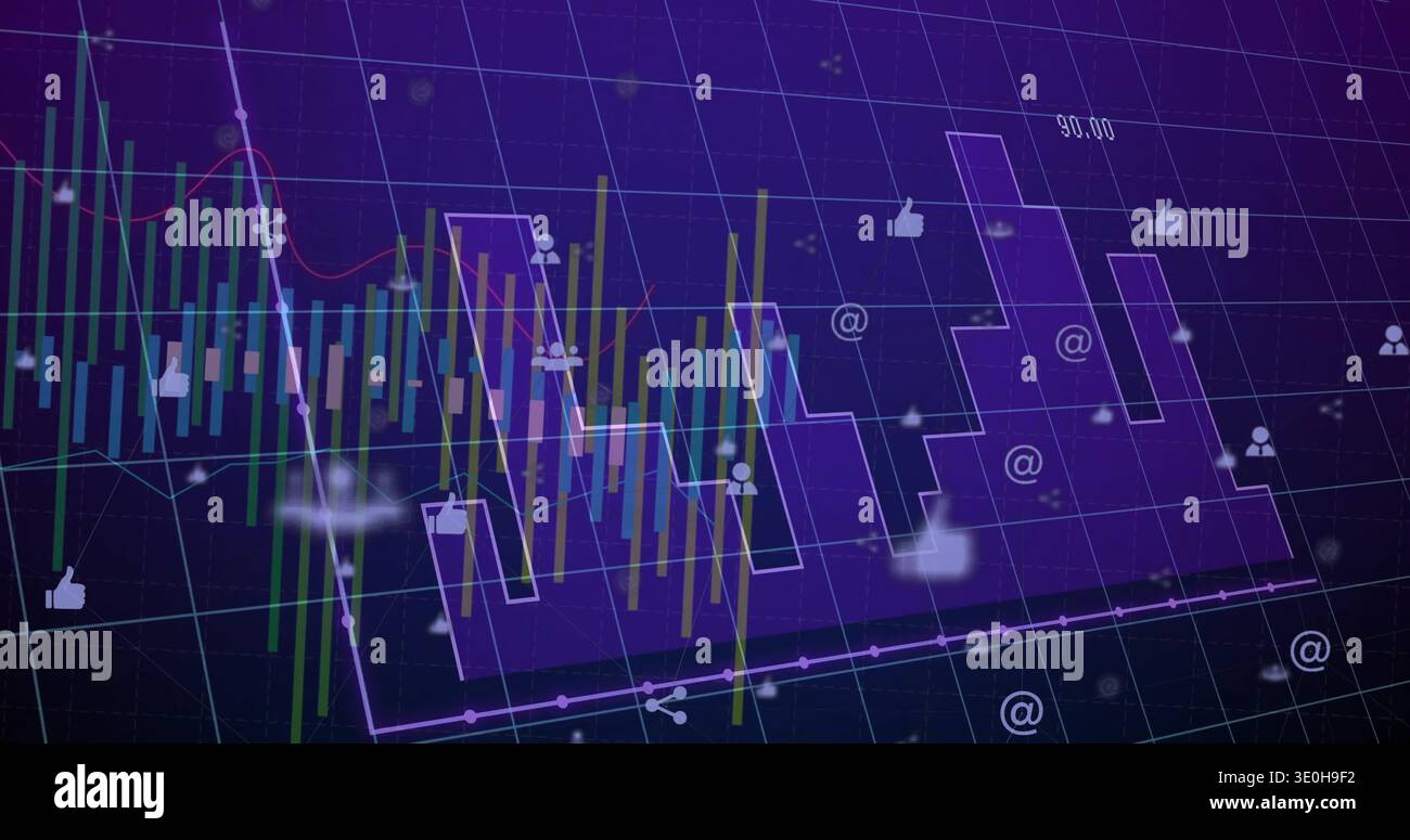 Visualizing Candlesticks Atsymbols hi-res stock photography and images - Alamy