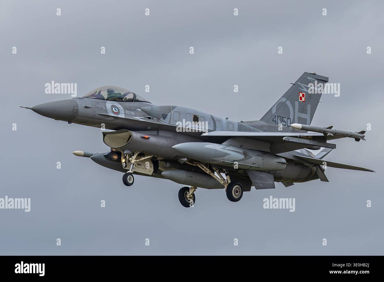 Polish Air Force General Dynamics F-16, Arriving For Exercise Cobra ...