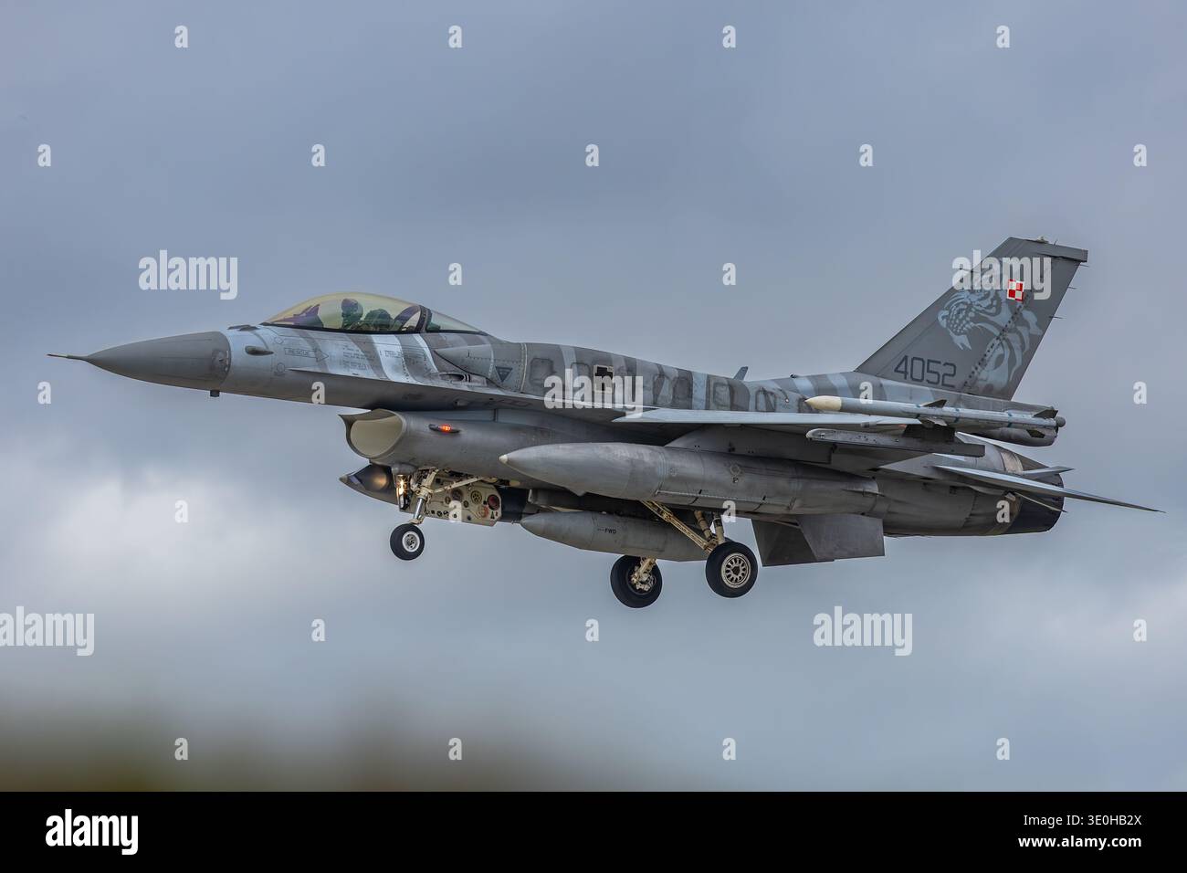 Polish Air Force General Dynamics F-16, Arriving For Exercise Cobra ...