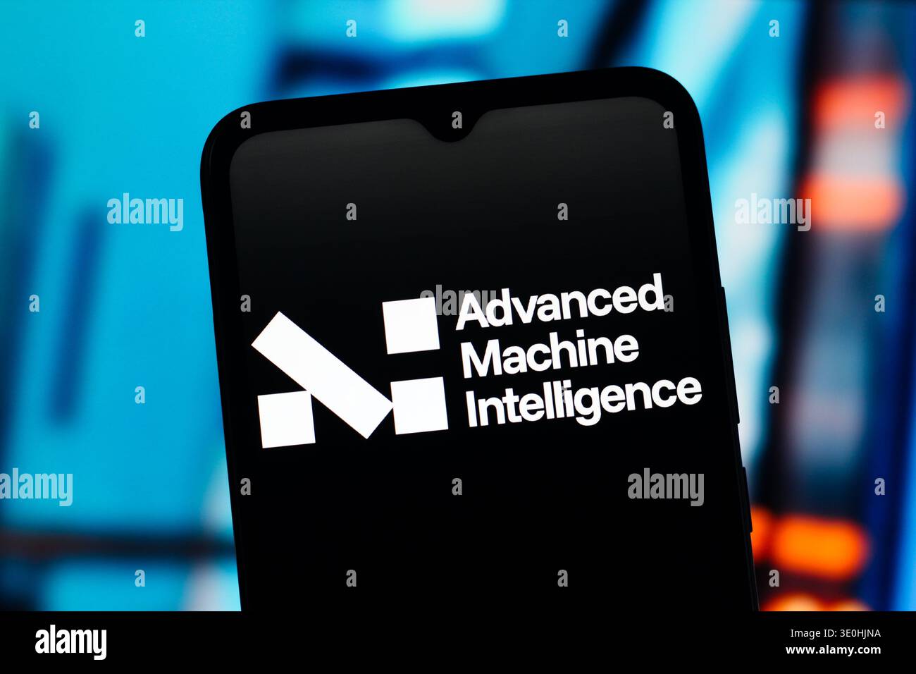 In this photo illustration, the AMI Labs (Advanced Machine Intelligence ...