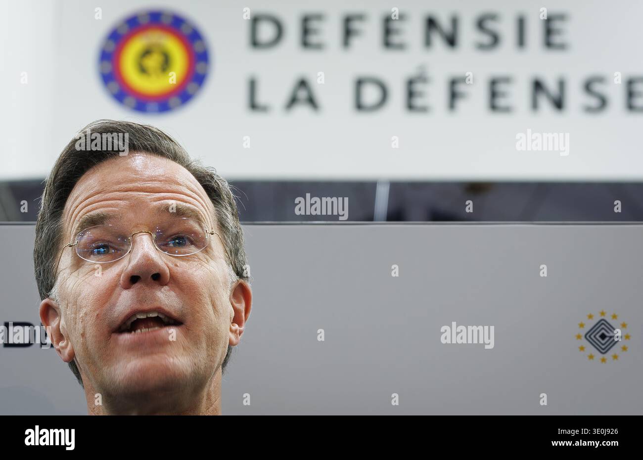 Mark Rutte Bedex NATO Secretary General Mark Rutte pictured during the official opening ...