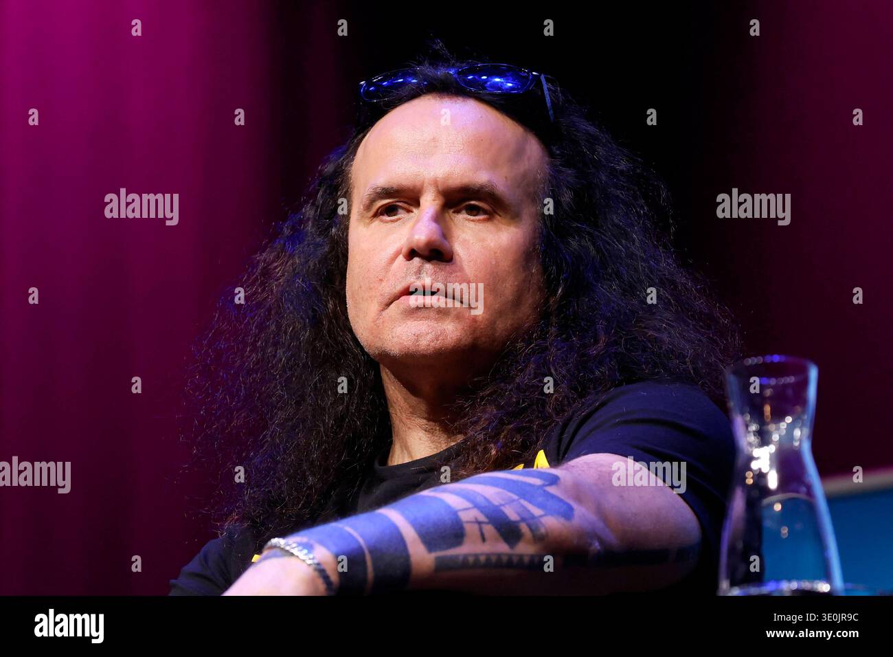 Musician Mille Petrozza at the event 'Your Heaven, My Hell' as