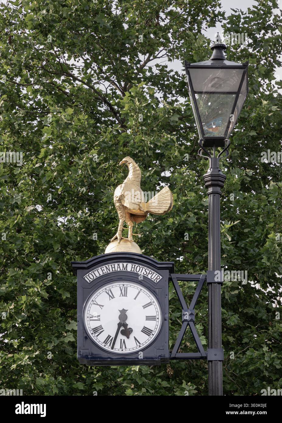 London, UK - Jun 09, 2025 - This historic Tottenham Hotspur Clock is a ...
