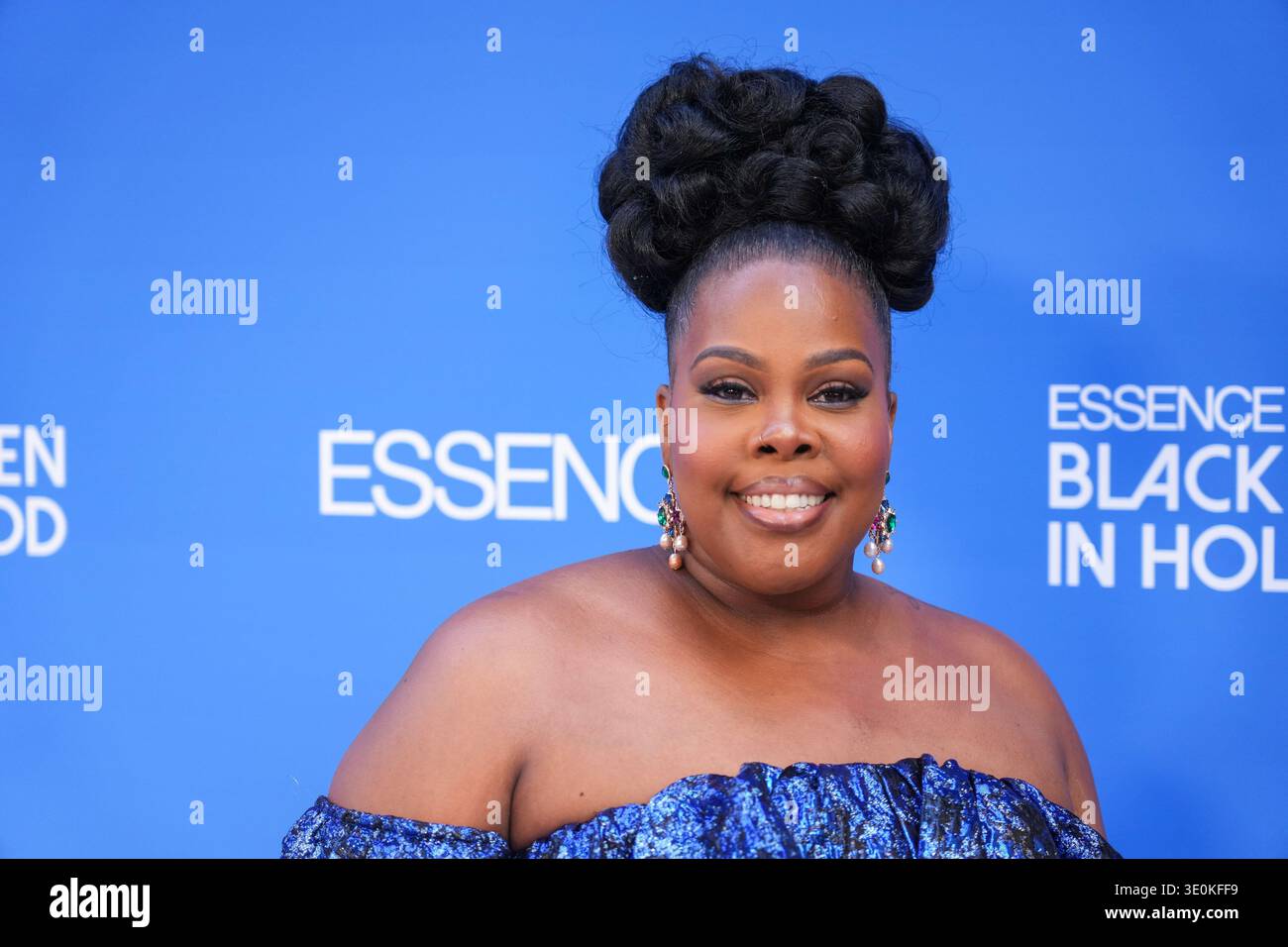 Amber Riley arrives at the 19th annual Essence Black Women in Hollywood ...