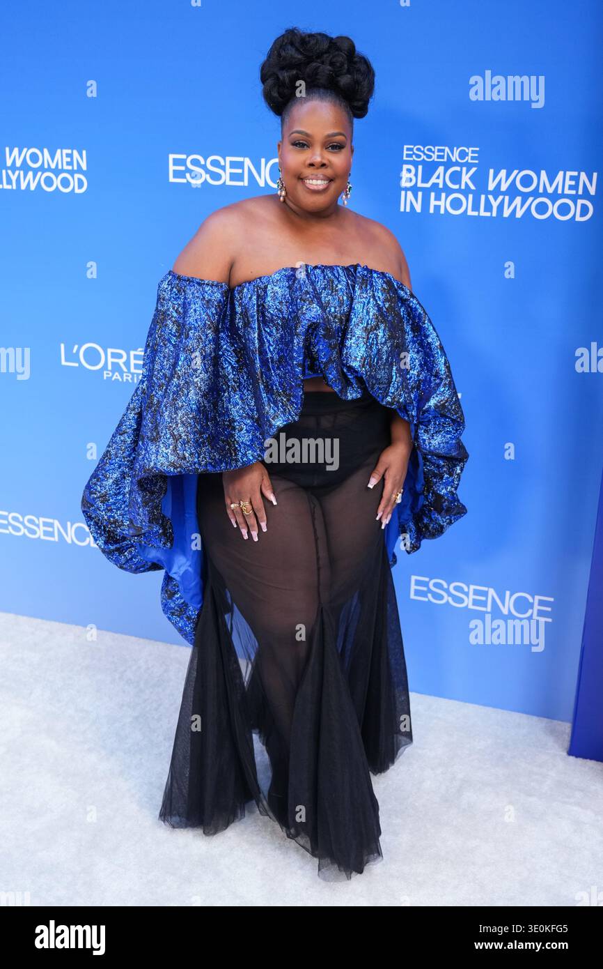 Amber Riley arrives at the 19th annual Essence Black Women in Hollywood ...