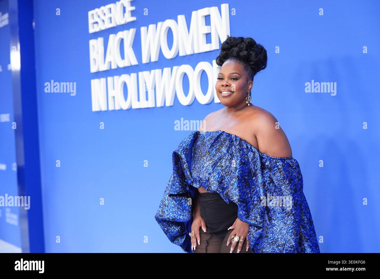 Amber Riley arrives at the 19th annual Essence Black Women in Hollywood ...