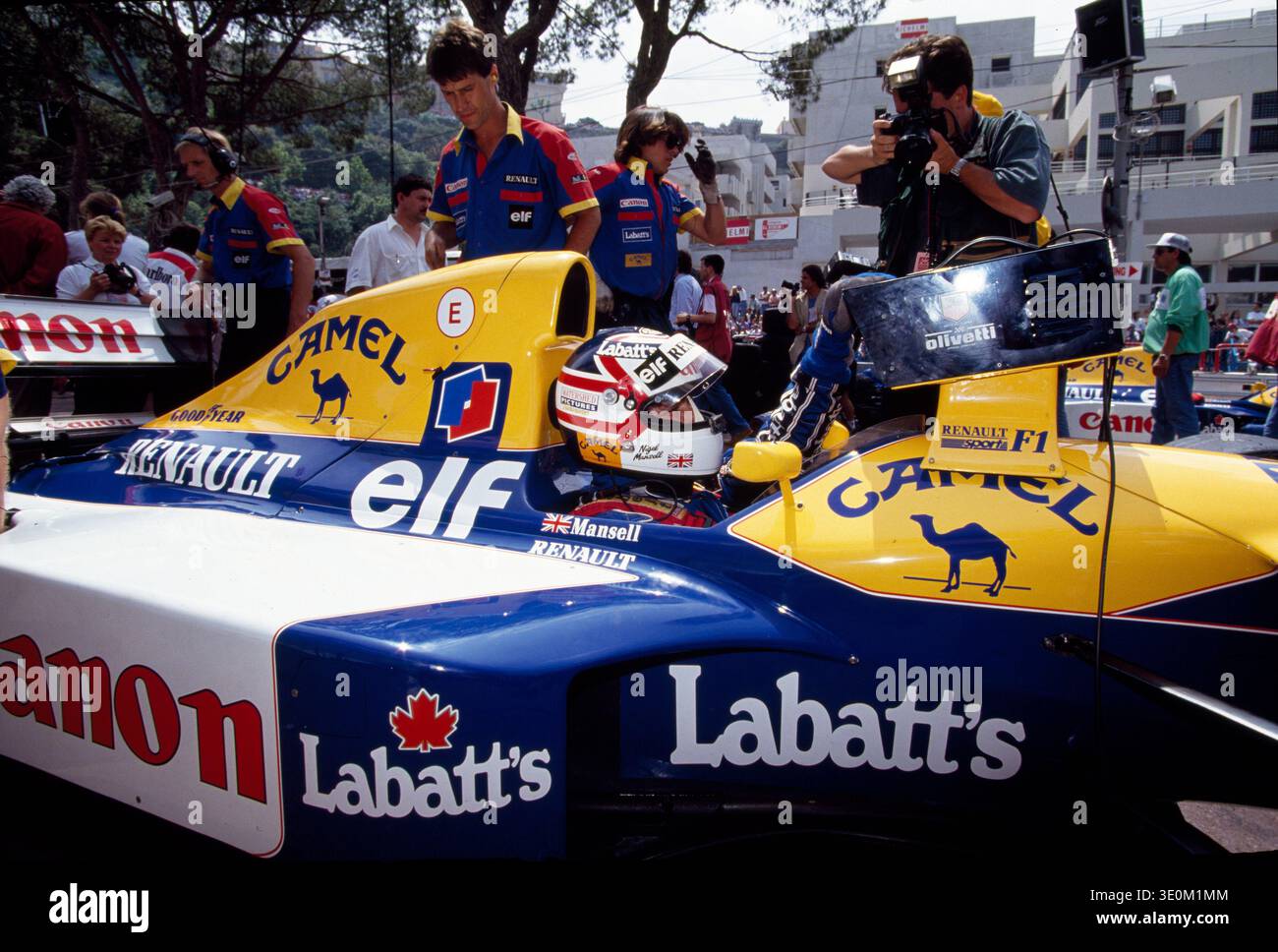 1992 Nigel Mansell - Williams FW14B-Renault - F1 Monaco Grand Prix