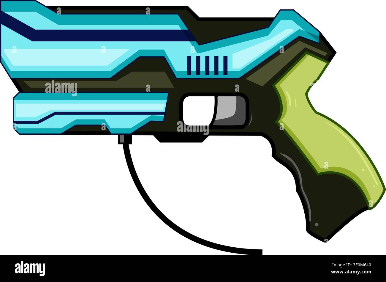 Laser tag gun toy playing fun game Stock Vector