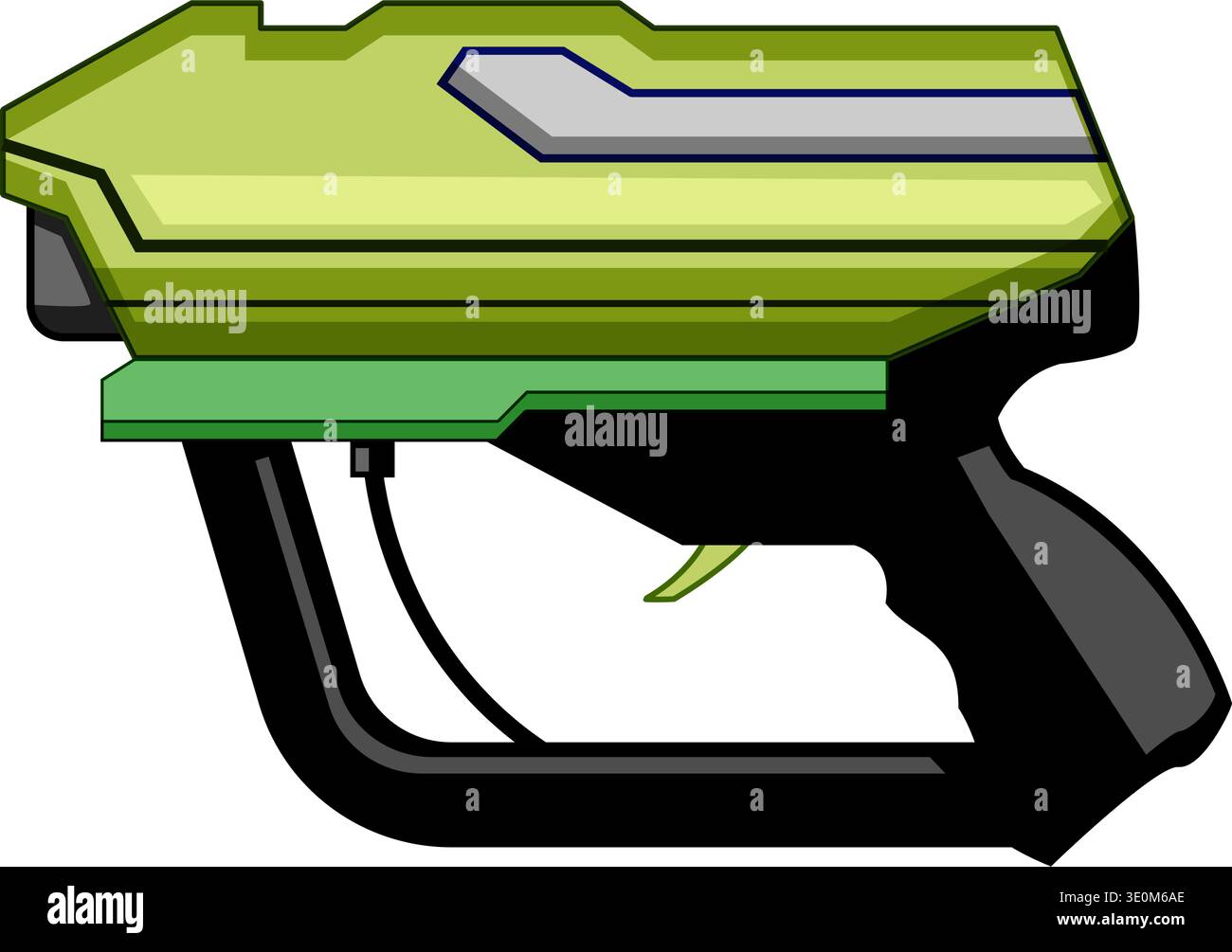 Sci fi light gun for kids playing Stock Vector