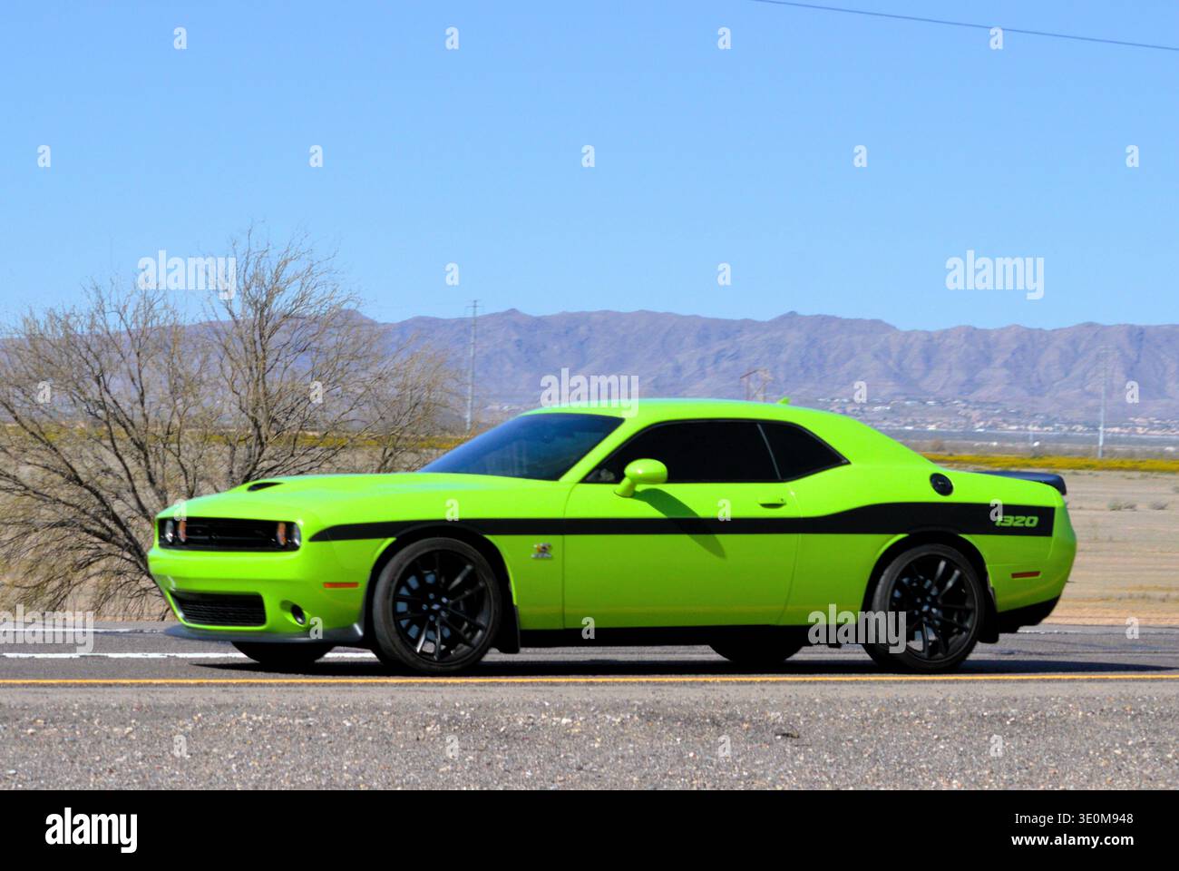 Phoenix, AZ - March 10 2026: A 2023 Dodge Challenger R/T Scat Pack