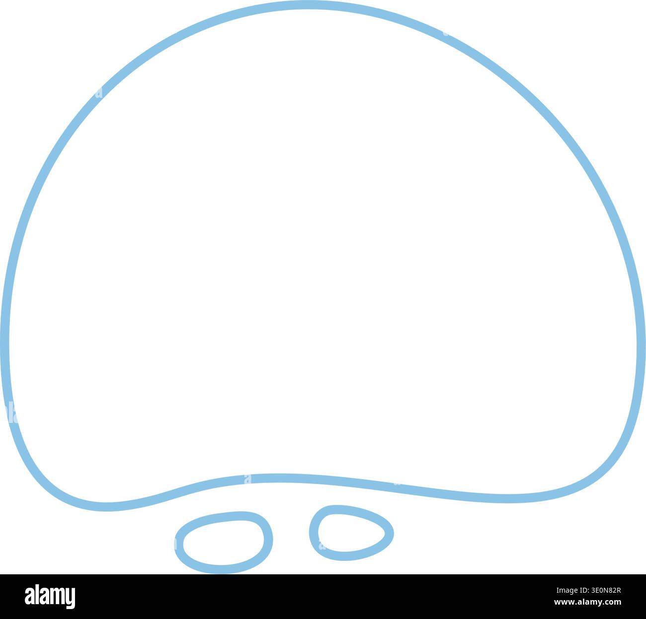Minimal Abstract Organic Outline Shape Frame Set Stock Vector