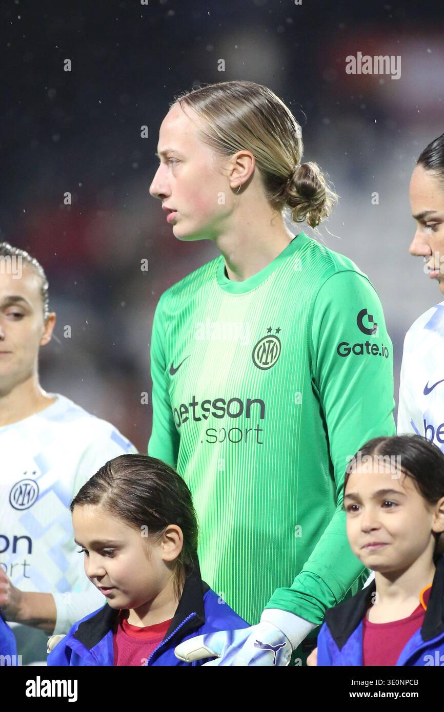 Cecilia Ran Runarsdottir of Inter Femminilethe Coppa Italia Women ...