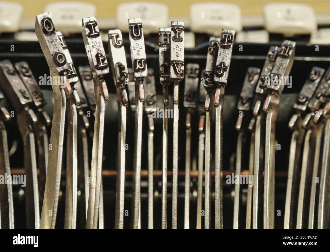 typewriter keys Stock Photo