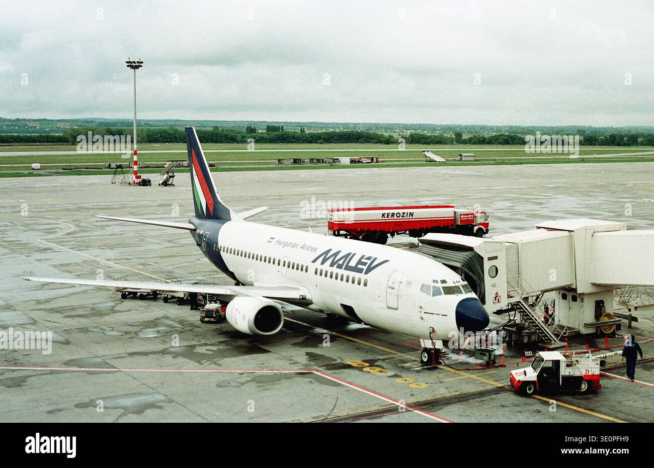 HUNGARY : The airport of Budapest , Ferihegy , Terminal 2 , a
