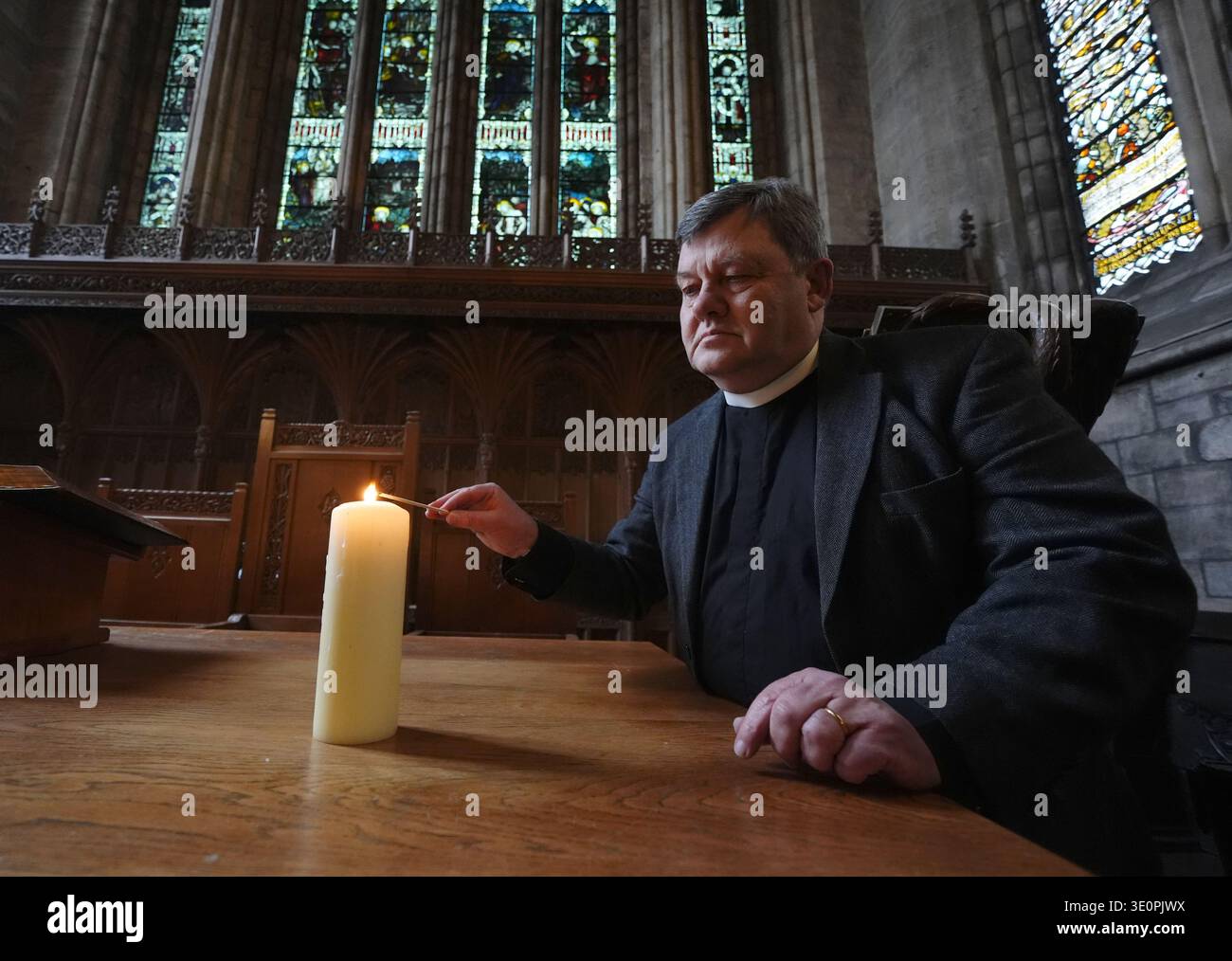 Rev Colin Renwick, at Dunblane Cathedral, Stirling, ahead of the 30th ...