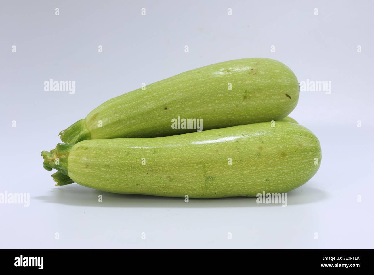 zucchini isolated on a white background Stock Photo