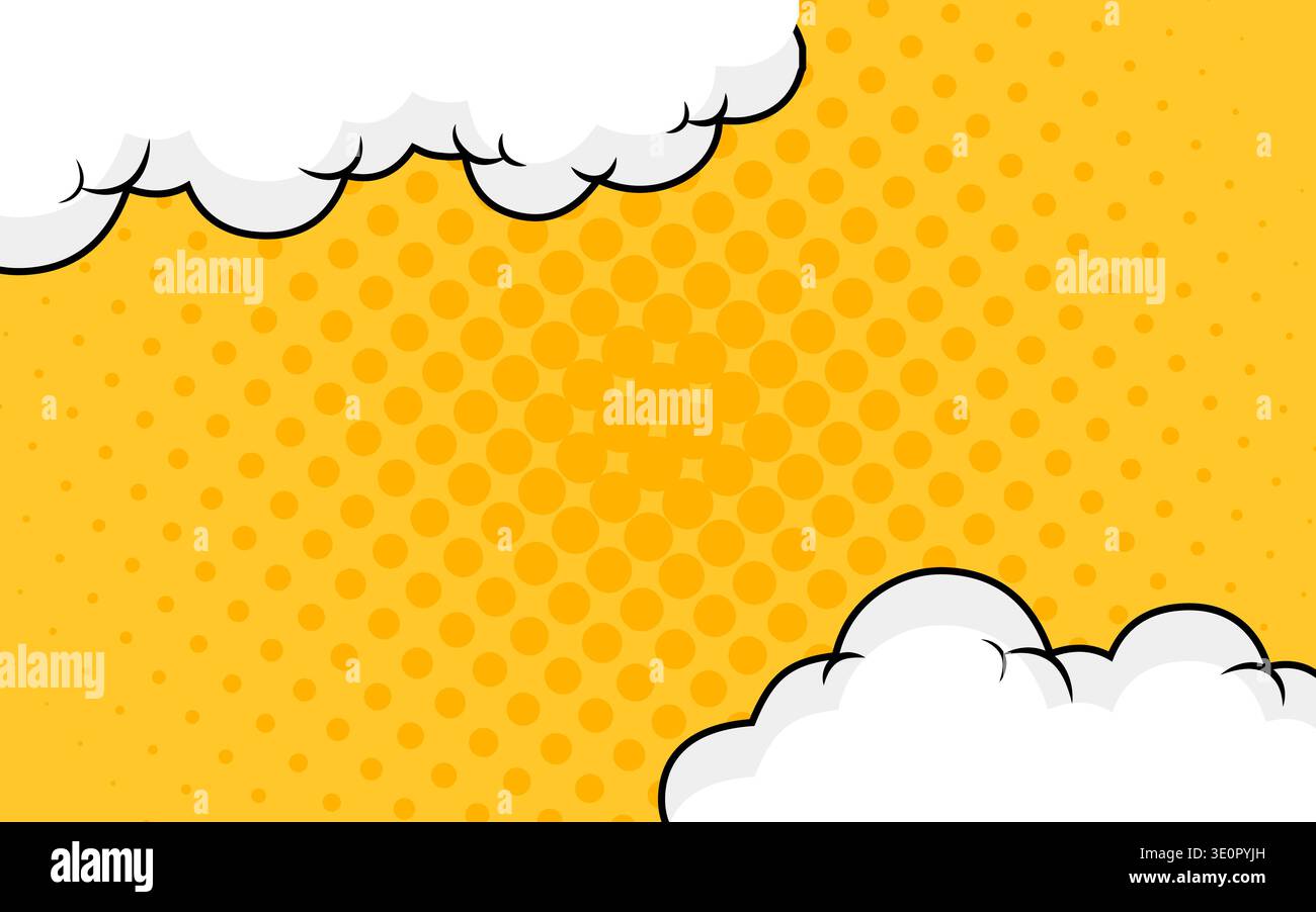 Comic Background Modern Comic book background. Modern creative pop art halftone style ...